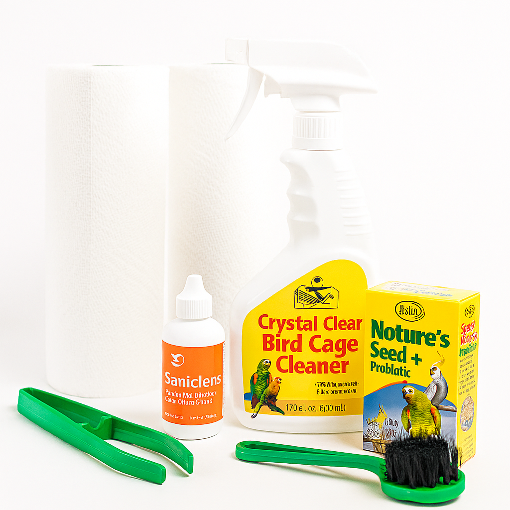 BIRD CAGE CLEANING &amp; SANITATION